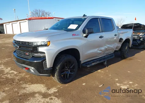 2021 Chevrolet Silverado 1500 4Wd Short Bed Lt Trail Boss from USA, damaged, VIN 3GCPYFED5MG431926